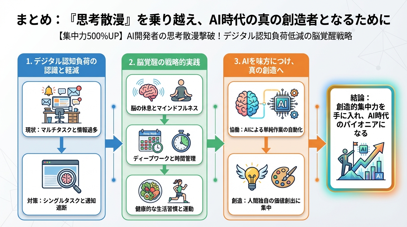 プログラミング まとめ:『思考散漫』を乗り越え、AI時代の真の創造者となるために