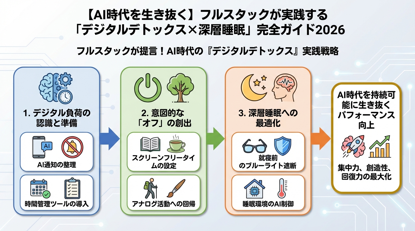エンジニアの健康 フルスタックが提言!AI時代の『デジタルデトックス』実践戦略