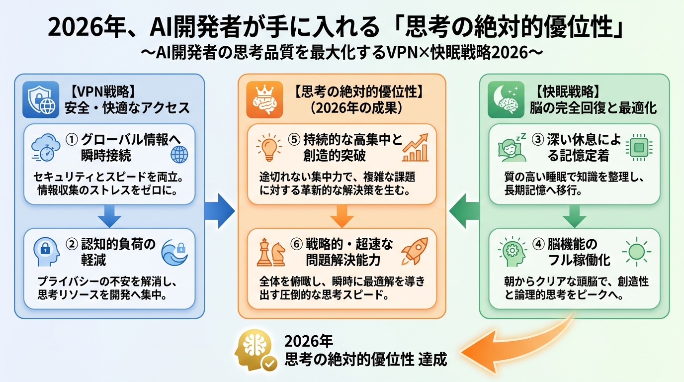 AI活用 2026年、AI開発者が手に入れる「思考の絶対的優位性」