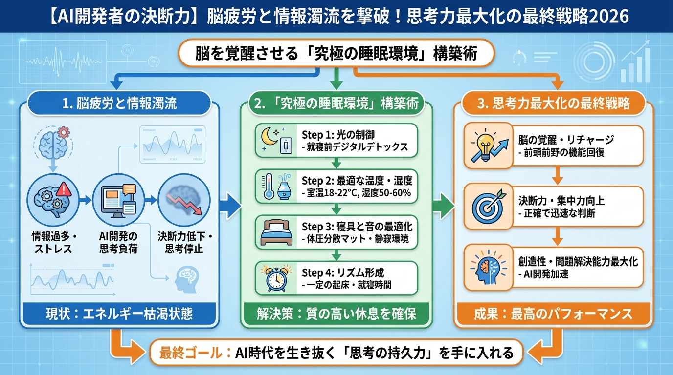 開発ツール 脳を覚醒させる「究極の睡眠環境」構築術