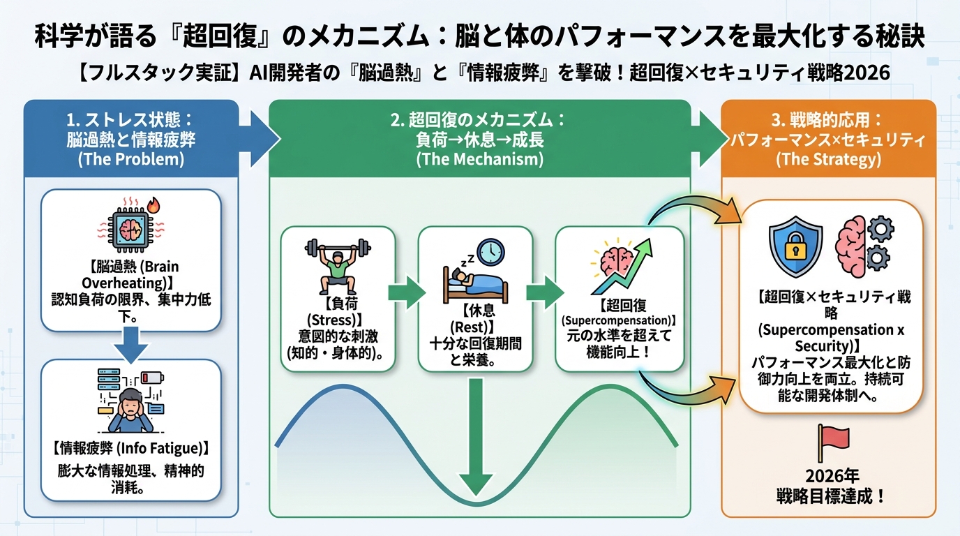 エンジニアの健康 科学が語る『超回復』のメカニズム：脳と体のパフォーマンスを最大化する秘訣