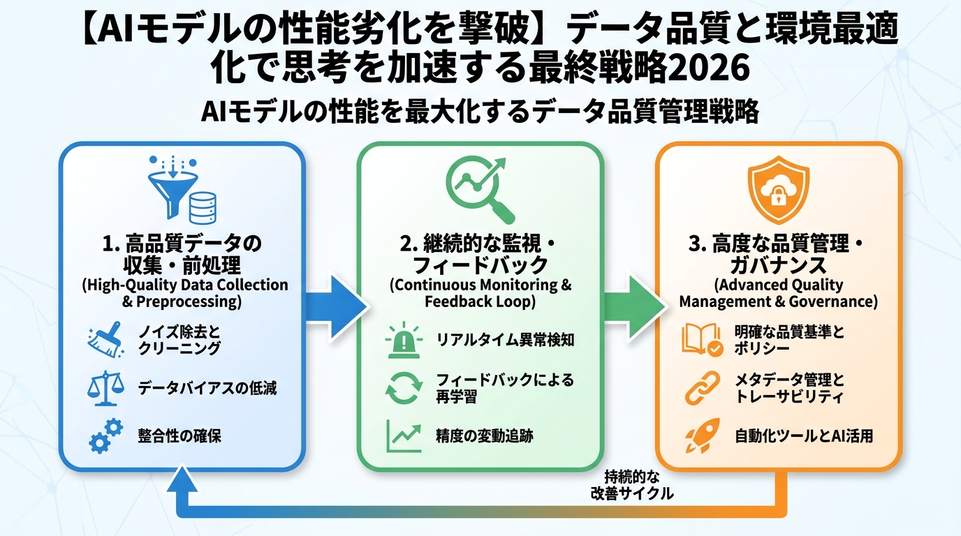 プログラミング AIモデルの性能を最大化するデータ品質管理戦略