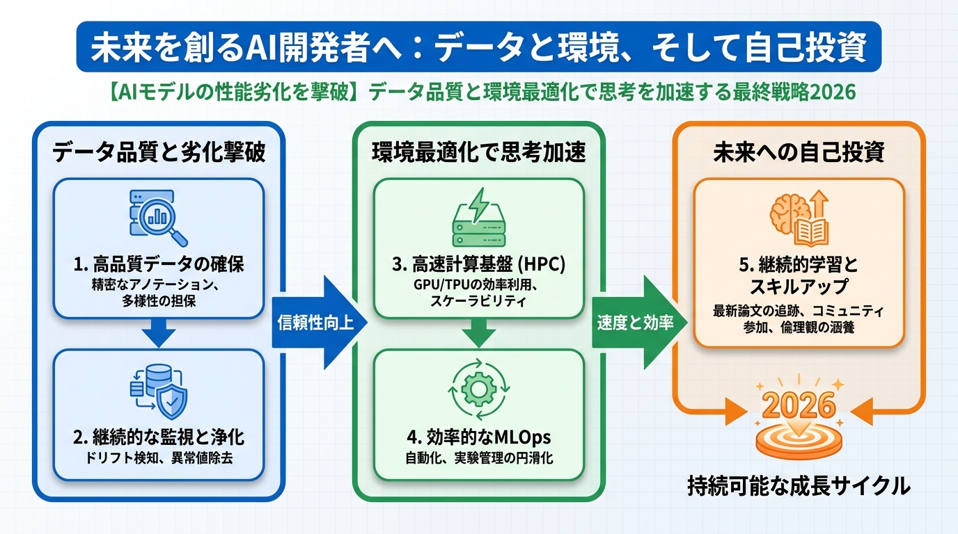 プログラミング 未来を創るAI開発者へ：データと環境、そして自己投資