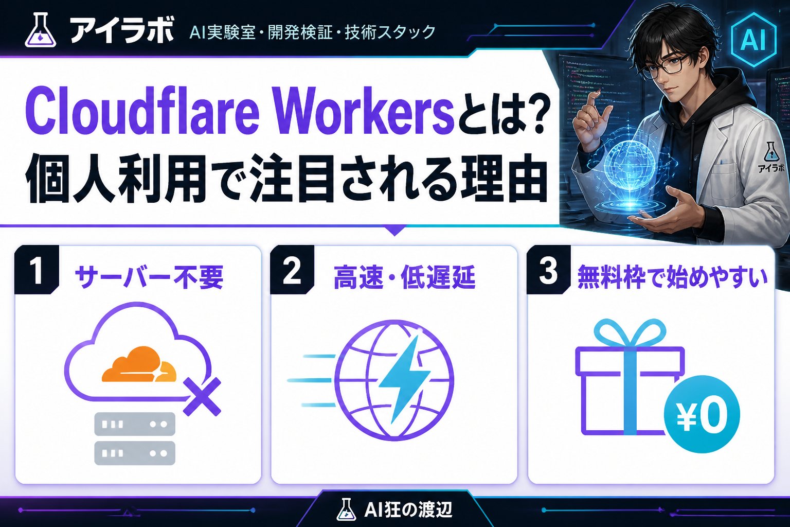 開発ツール Cloudflare Workersとは？個人利用で注目される理由