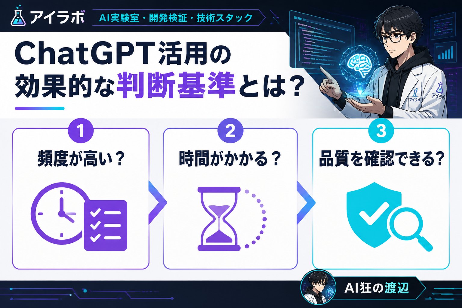 開発ツール ChatGPT活用の効果的な判断基準とは？