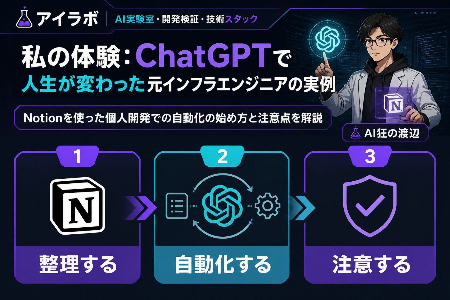プログラミング 私の体験:ChatGPTで人生が変わった元インフラエンジニアの実例