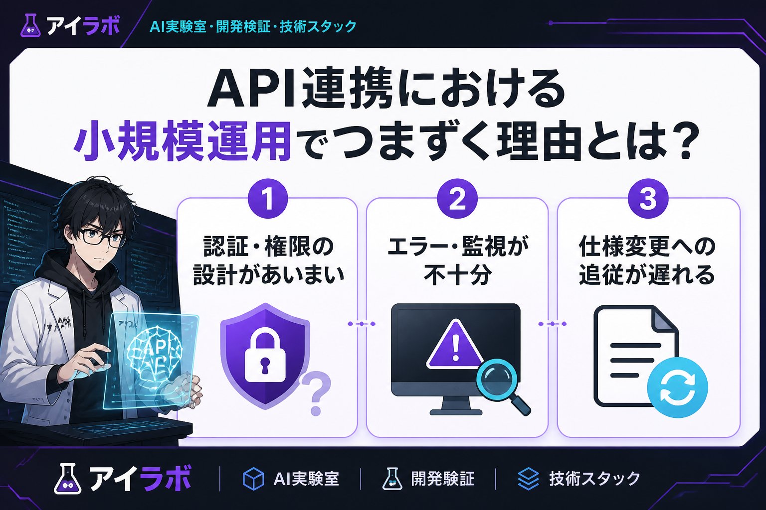 プログラミング API連携における小規模運用でつまずく理由とは？