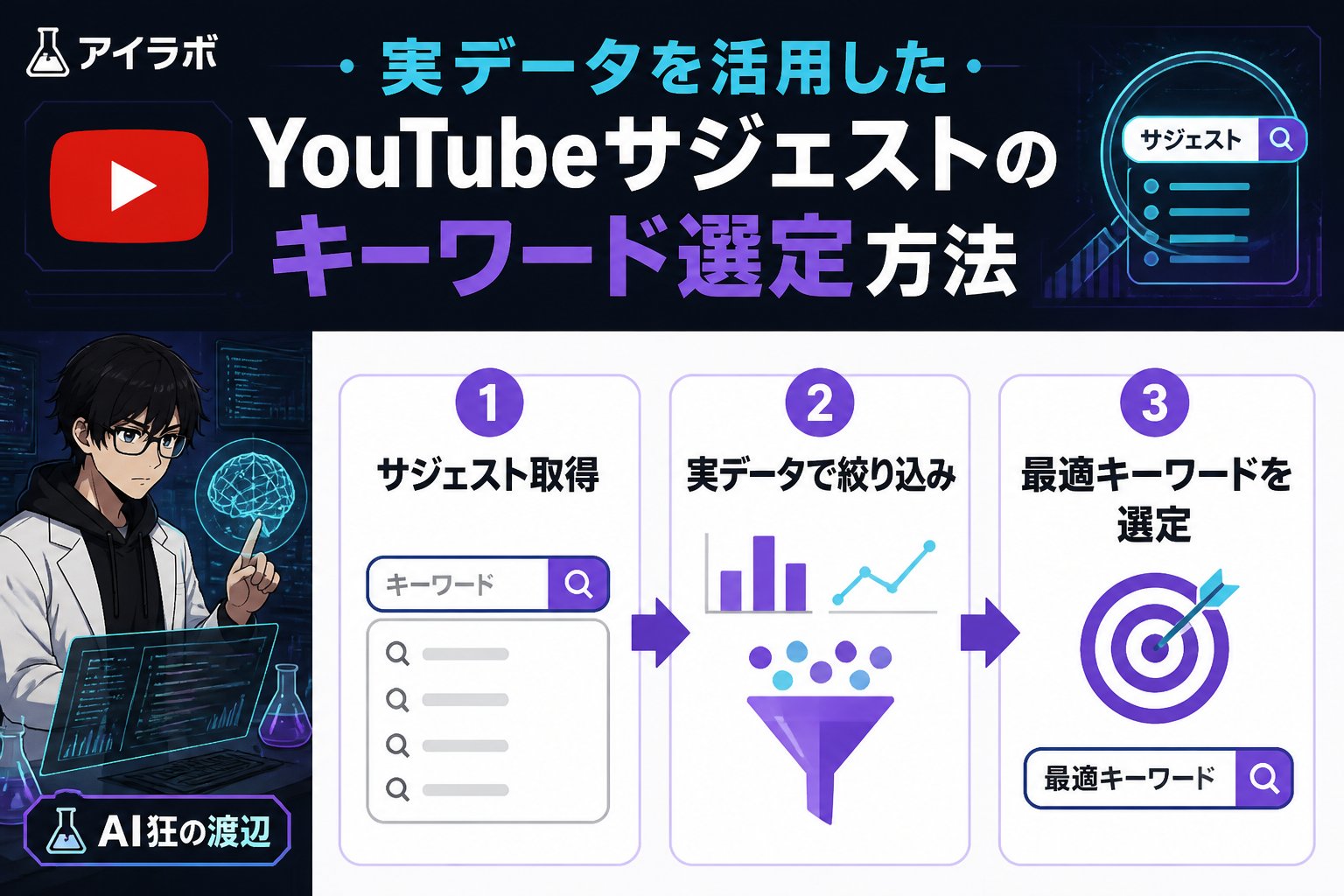 gsc_priority 実データを活用したYouTubeサジェストのキーワード選定方法