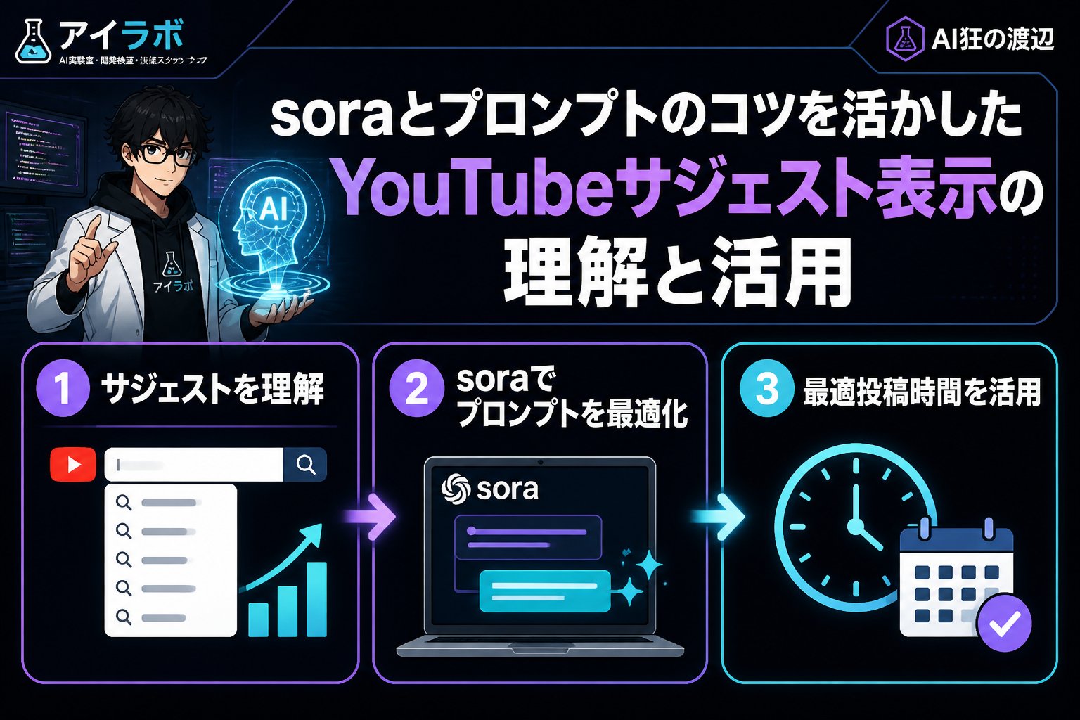 gsc_priority soraとプロンプトのコツを活かしたYouTubeサジェスト表示の理解と活用