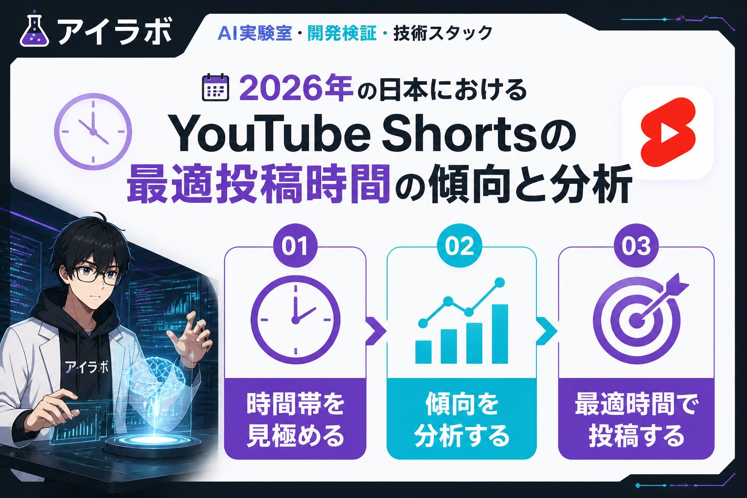 gsc_priority 2026年の日本におけるYouTube Shortsの最適投稿時間の傾向と分析