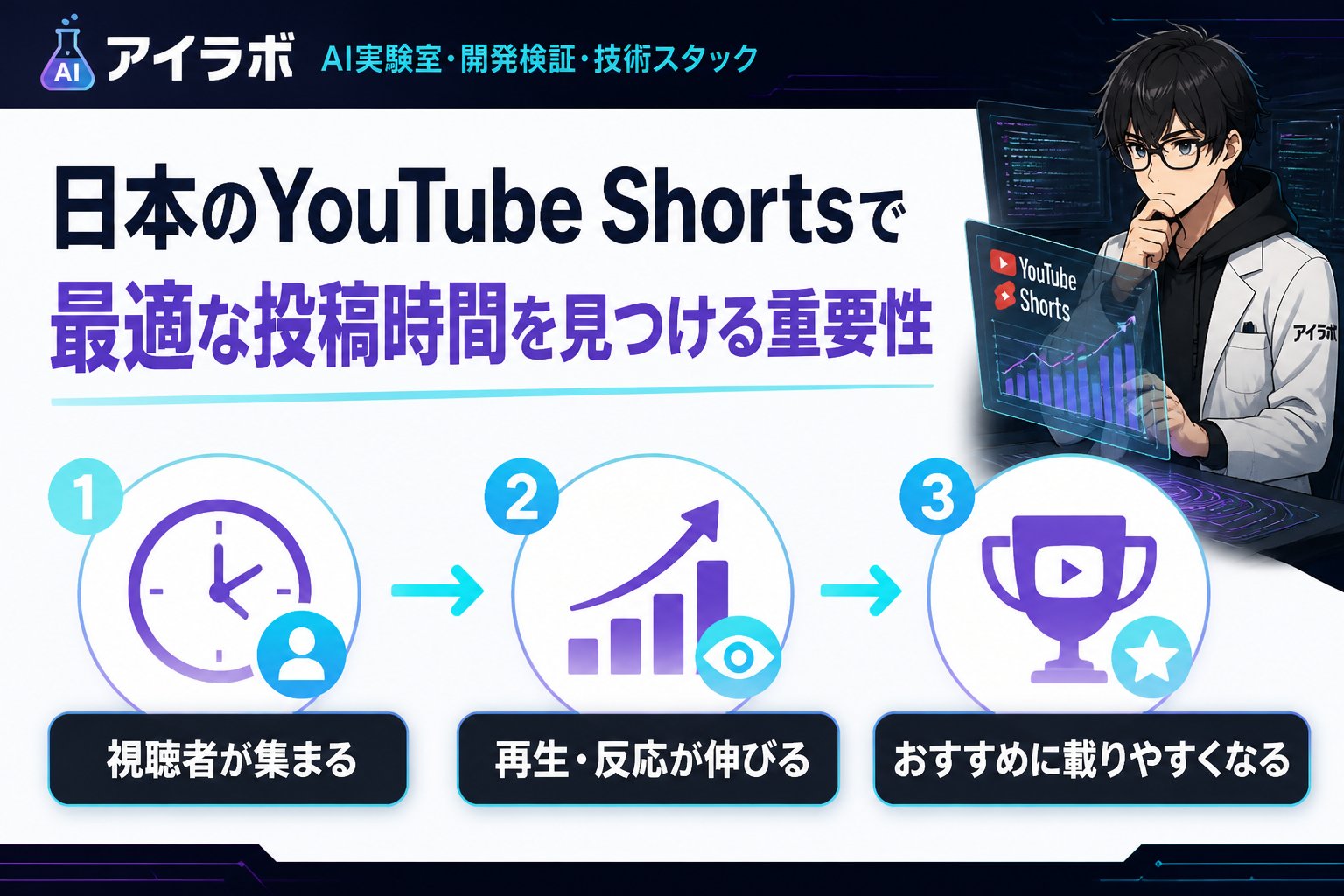 gsc_priority 日本のYouTube Shortsで最適な投稿時間を見つける重要性