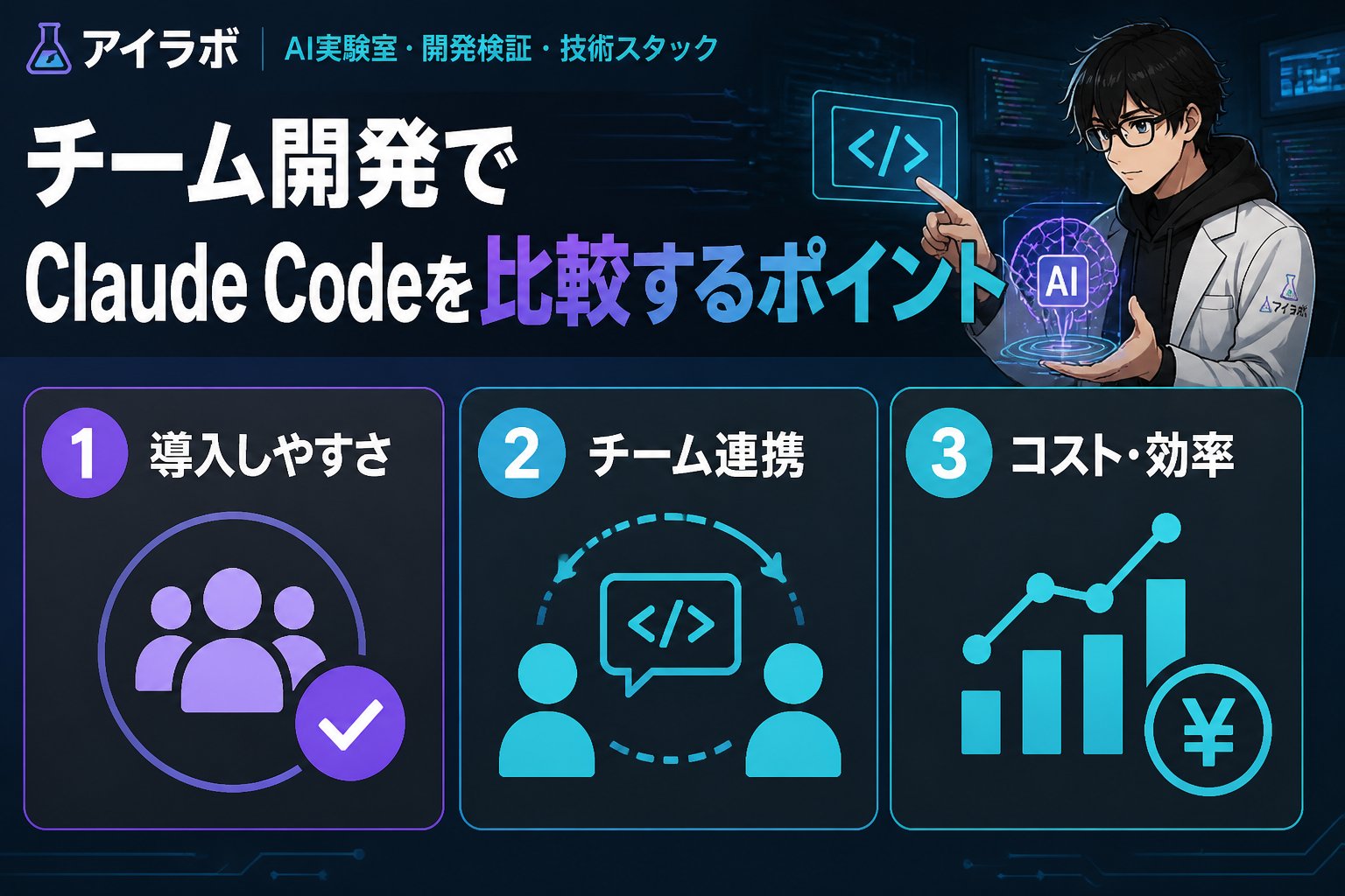 チーム開発でClaude CodeとGitHub Copilotを比較する判断軸