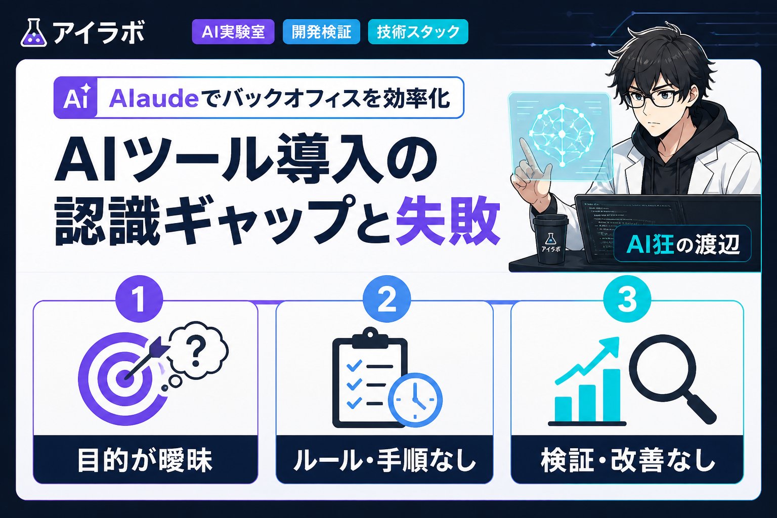 AI活用 エンジニアあるある：AIツール導入時の認識ギャップと失敗