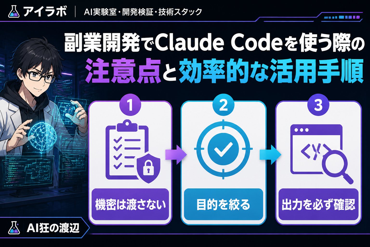 開発ツール Claude Codeと副業開発における注意点を踏まえた活用のポイント